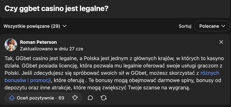 czy ggbet casino jest legalne