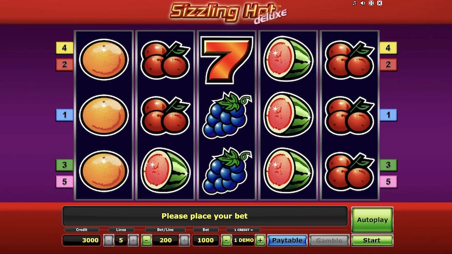 sizzling hot deluxe opinia