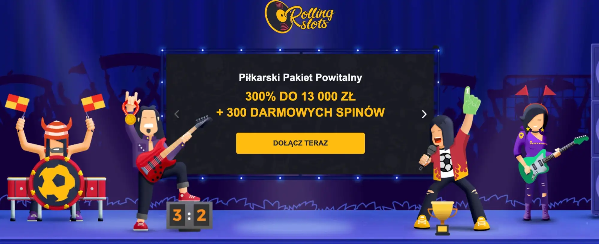 rolling slots pakiet powitalny