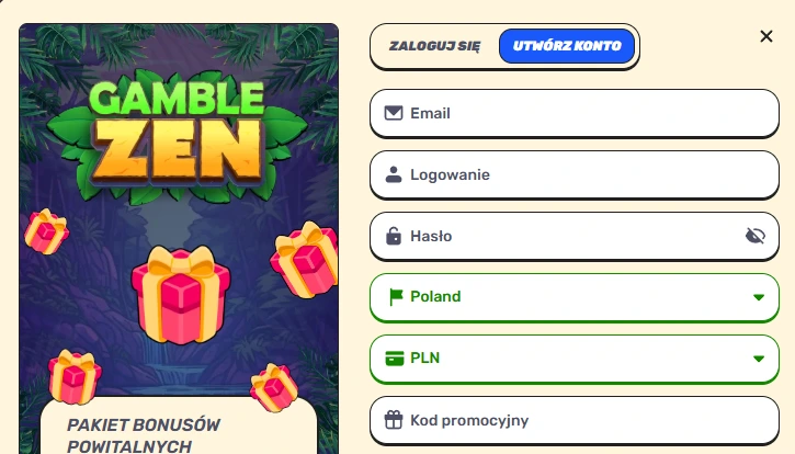 gamblezen rejestracja