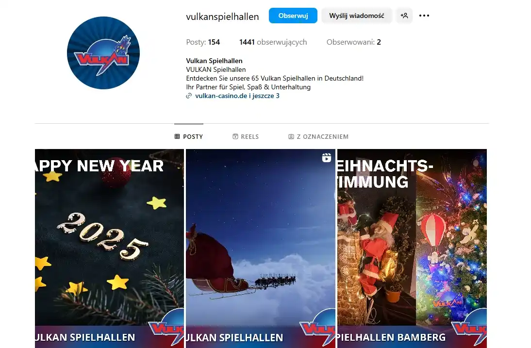 instagram kasyna vulkanspiele
