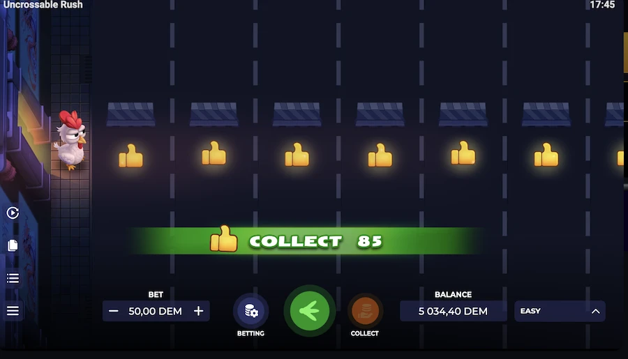 uncrossable rush recenzja