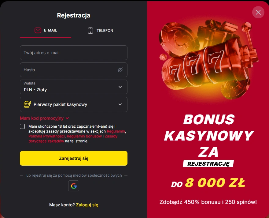 vulkanspiele rejestracja