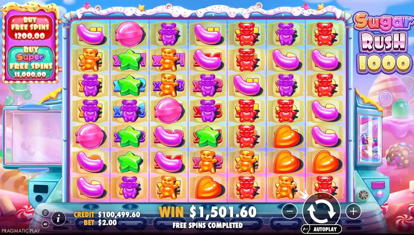sugar rush 1000 gra