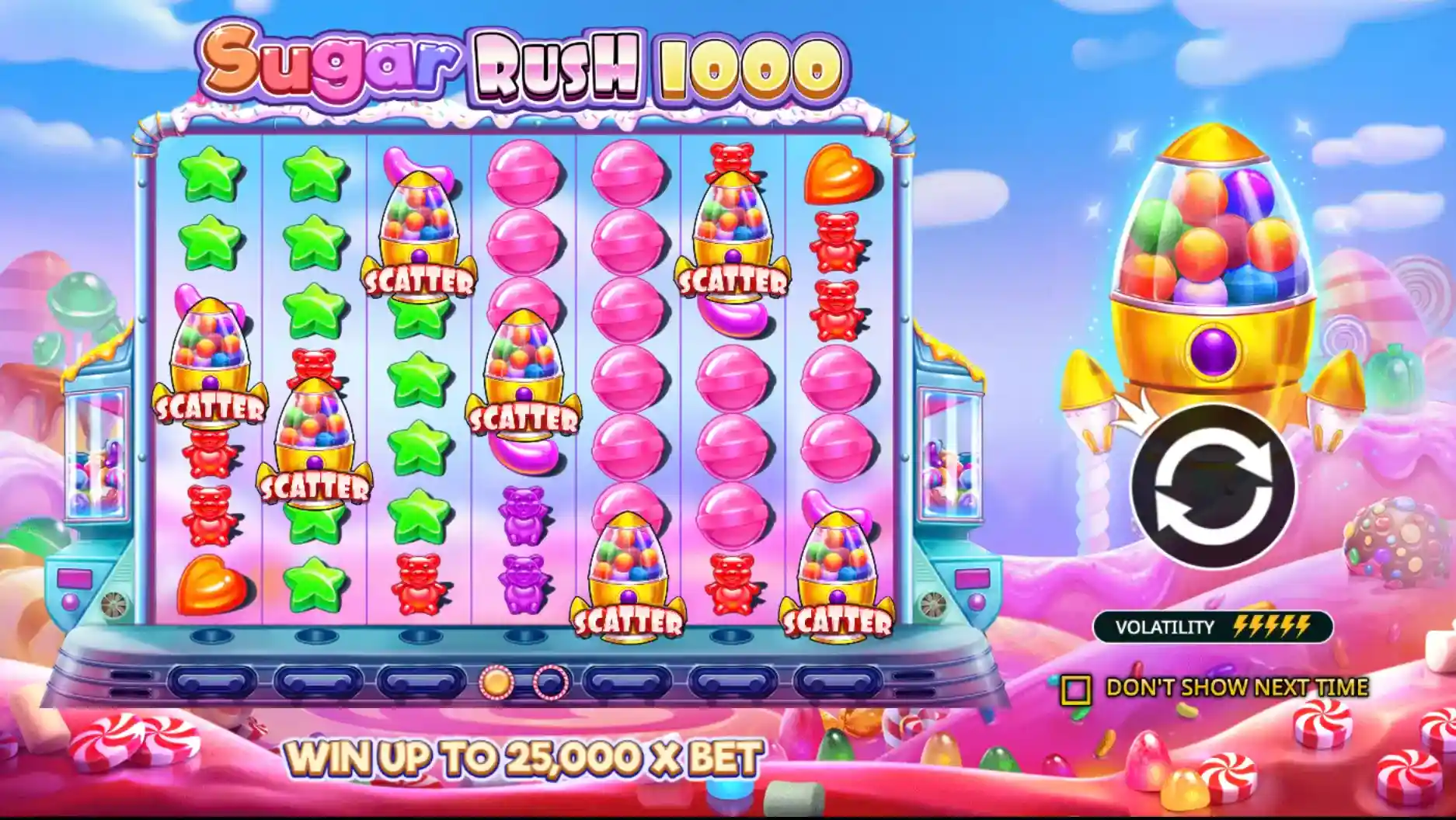 sugar rush 1000 slot
